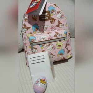 NWT BUNDLE AS SHOWN SANRIO HELLO KITTY LOUNGEFLY CARD HOLDER HELLO KITTY BLIND